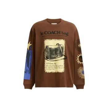 COACH FW24 T Shirt Unisex Umber
