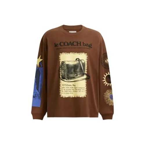 COACH FW24 T Shirt Unisex Umber