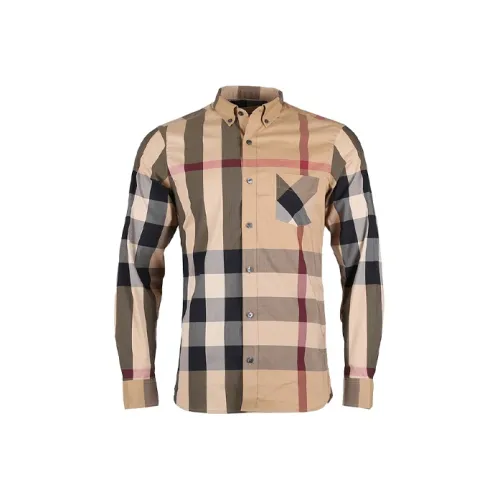Burberry Shirt Fall Men's Khaki