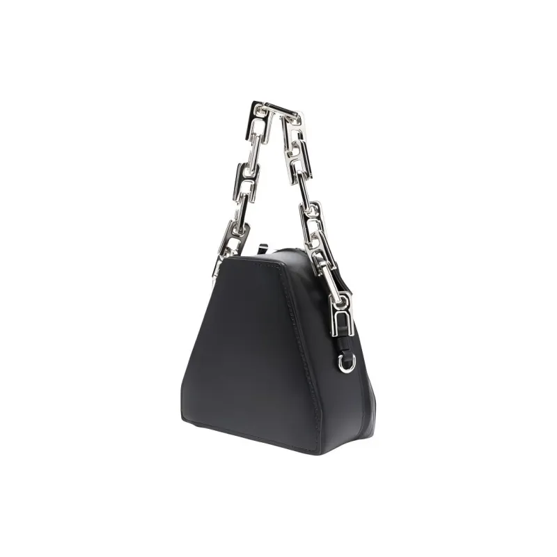AMBUSH Leather Handbag Shoulder Bag Crossbody Bag Small Size Women's Black-2