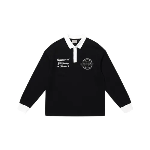 Mishkanyc 블랙 남녀공용 맨투맨