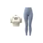 Ivory White+Gray Lake Blue