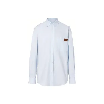 Burberry Shirt Men's Light Blue