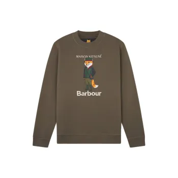 Maison Kitsune X Maison Kitsuné Fox Beaufort Crewneck Sweatshirt