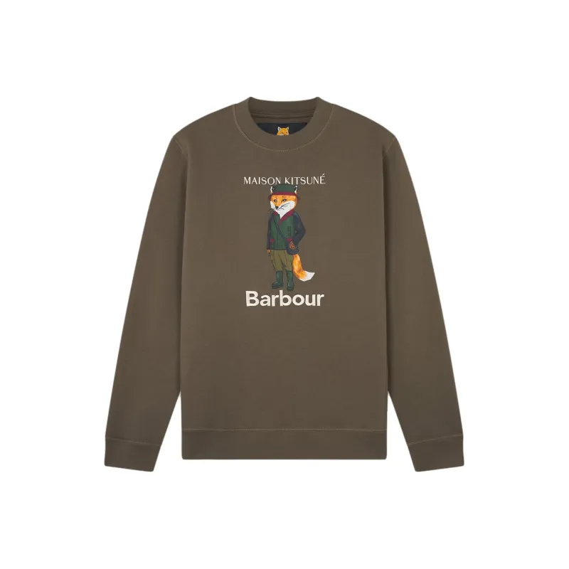 Maison Kitsune X Maison Kitsuné Fox Beaufort Crewneck Sweatshirt-0
