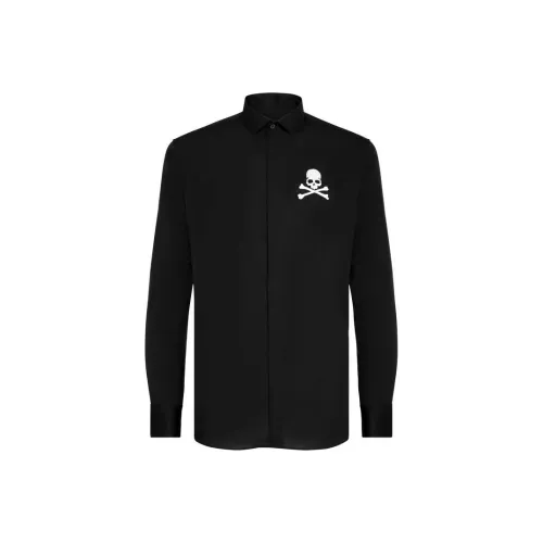 PHILIPP PLEIN Shirts Men Black
