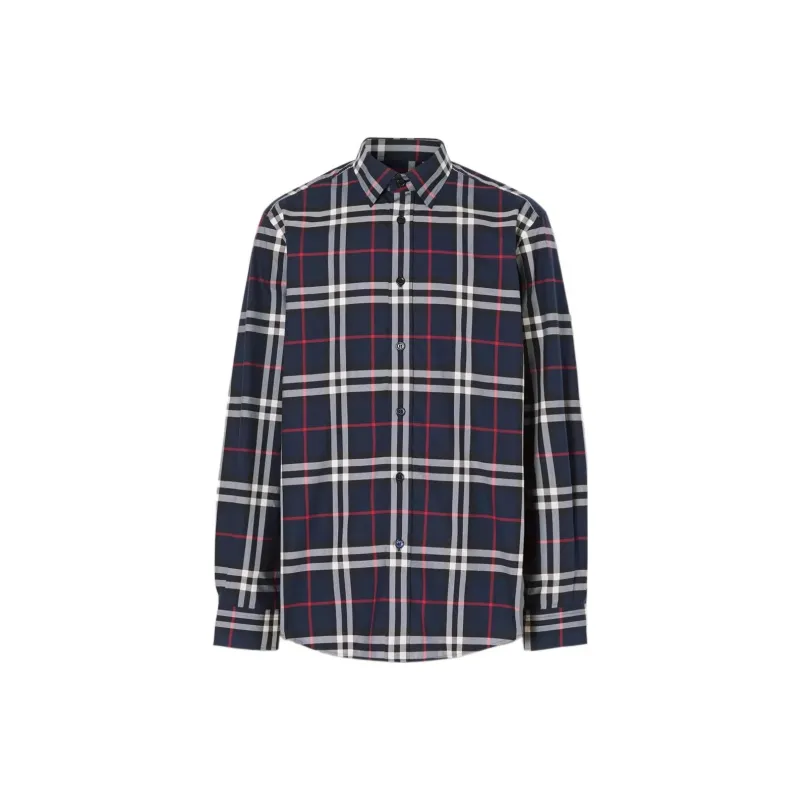 Burberry Check Print L/S Shirt-0