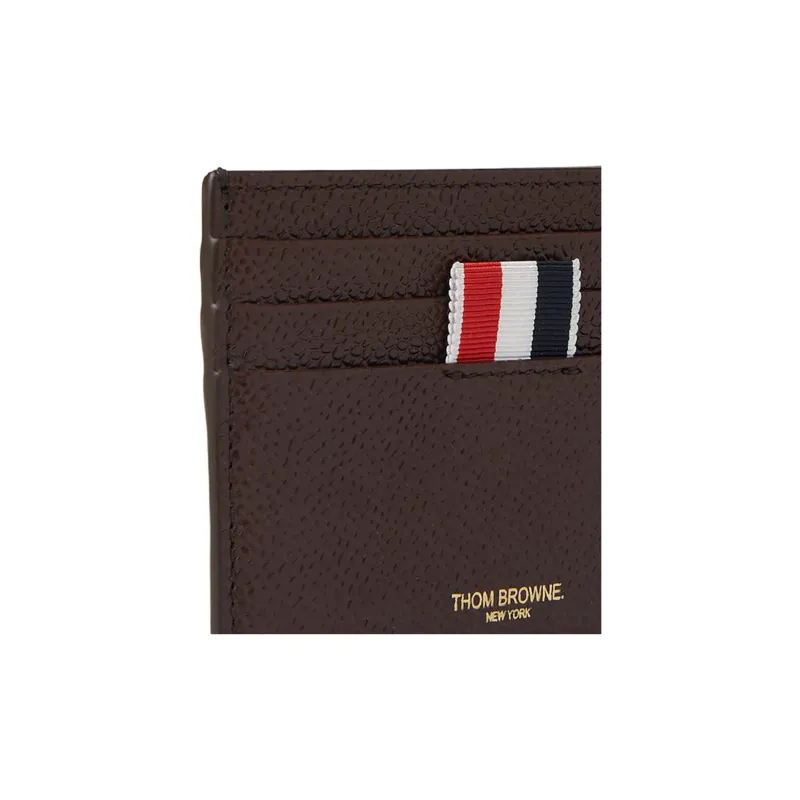 THOM BROWNE 4 Bar Logo Printed Cardholder-4