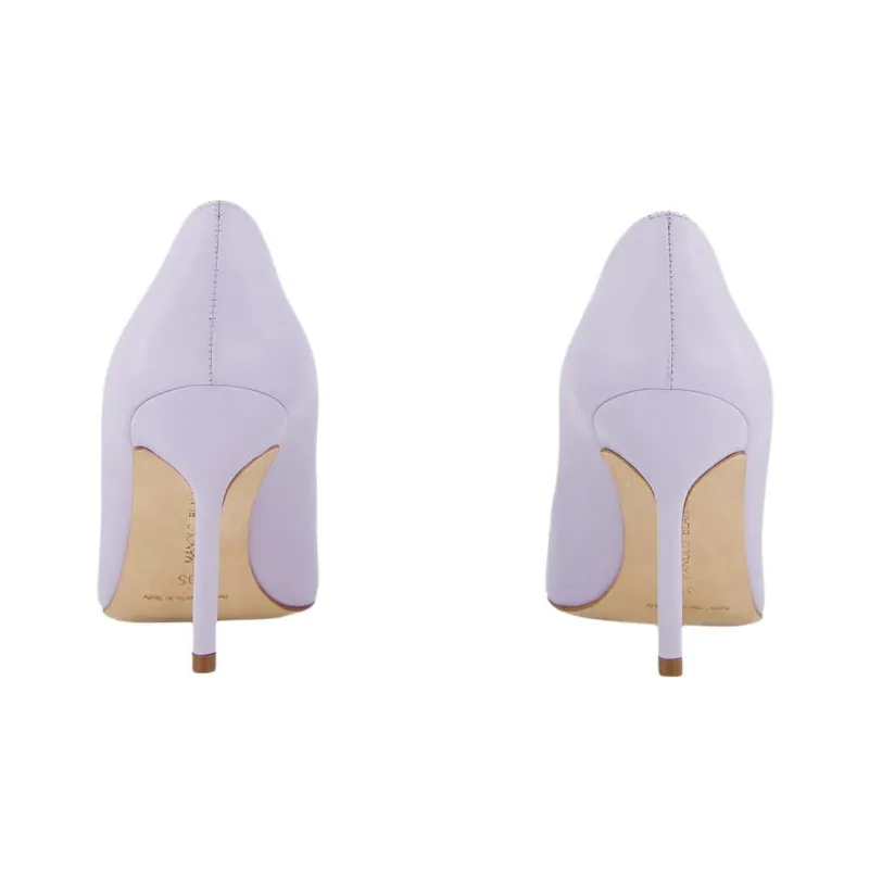 MANOLO BLAHNIK BB Slim Heel High Heels 9cm Women's Light Purple-5