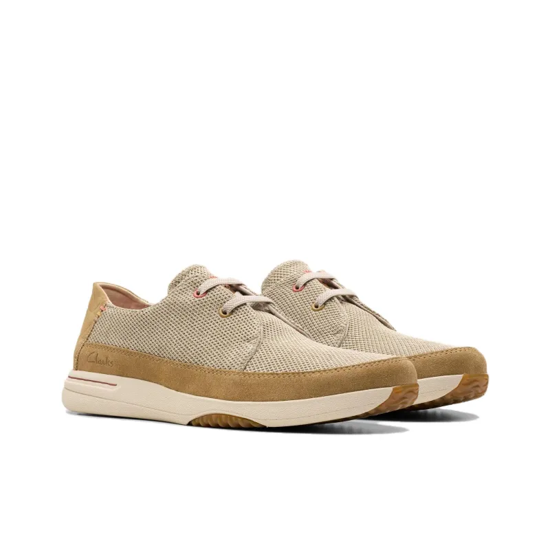 Clarks Easeway Lace Men's Casual Shoes Men's Sand-2