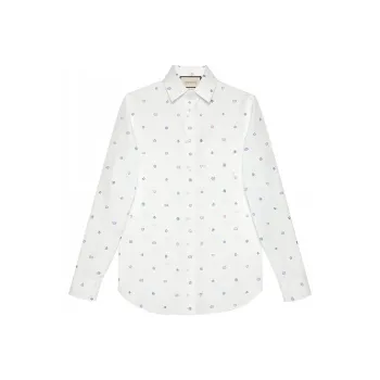 GUCCI Bee Star Cotton Duke Shirt