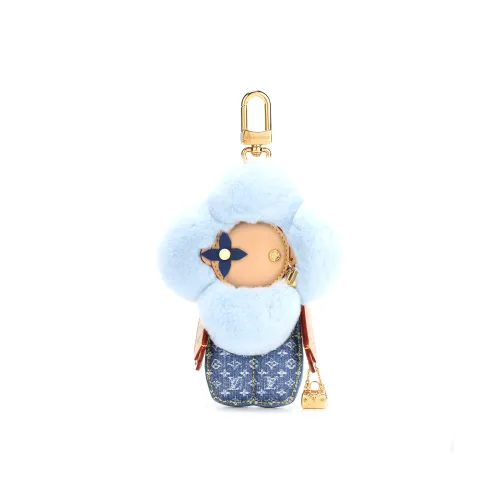 LOUIS VUITTON Vivienne Leather Pendant Bag Merchandise Women's Blue