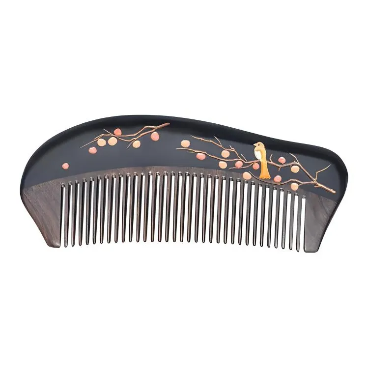 Zhang Xiao Quan Satsuma Ruyi Agarwood Precious Wood Comb Portable-2