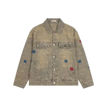Samtony Denim Jacket Unisex Yellow