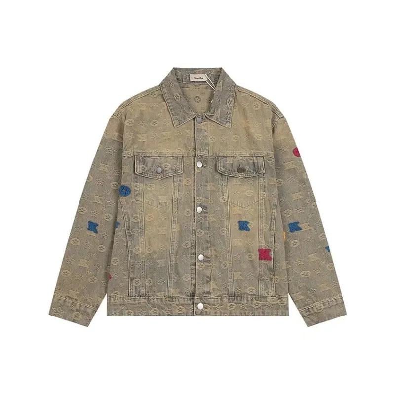 Samtony Denim Jacket Unisex Yellow-0