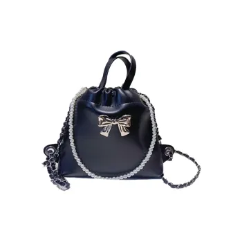 DCLOUD PU Backpack Women's Black/White