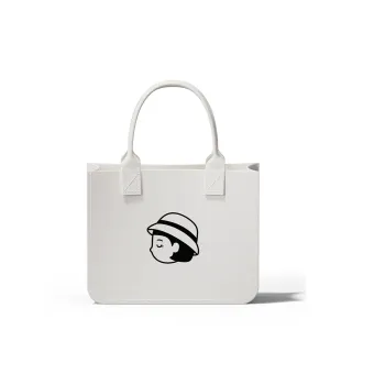 Zowoki Felt Handbag Regular Unisex White