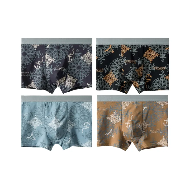 KJ Square cut Underwear Men's 4 Pack-7