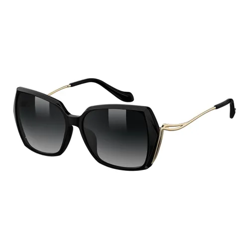 HELEN KELLER TR90 Memory Resin Irregular Shape Sunglasses Unisex