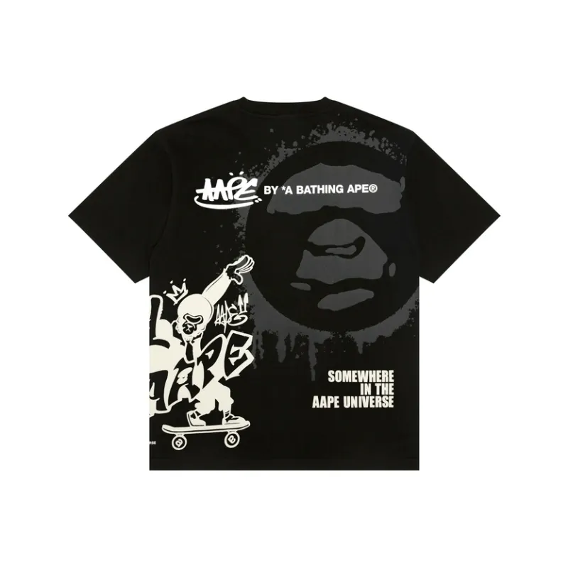 Aape Graphic print T shirt-1