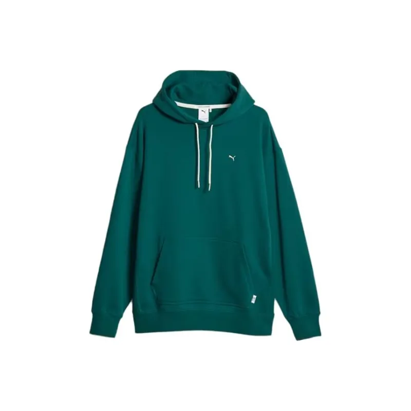 PUMA Sweatshirts Unisex Olive Green-0
