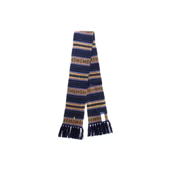 Polo Ralph Lauren Wool, Recycled Nylon Knit Scarves Women's Blue