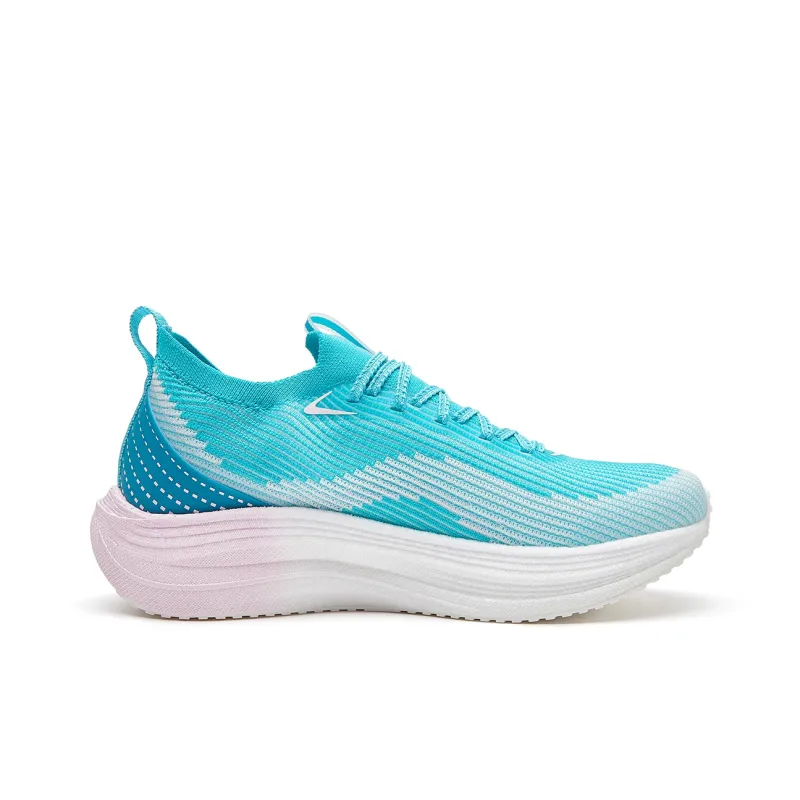 VOIT Cushioning Lightweight Rebound Low Top Marathon Running Shoes Unisex Blue Pink-1