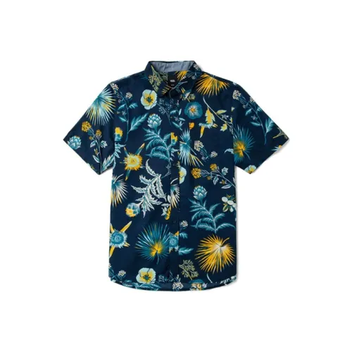 Vans CALIFAS Shirts Men Dark Blue