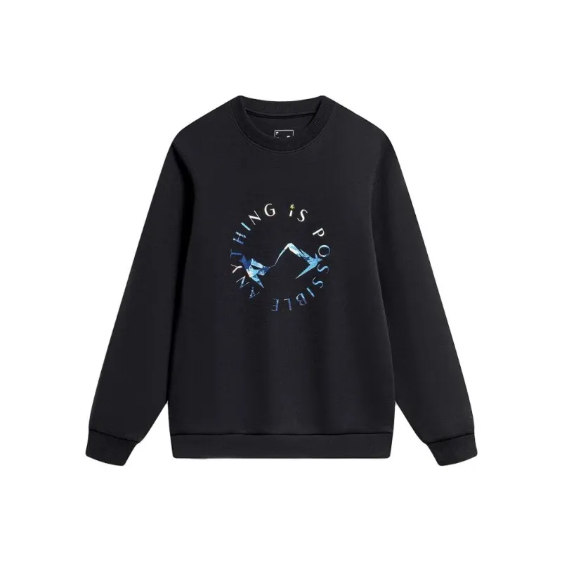 LINING Sports Life Collection Sweatshirts Men Black-0