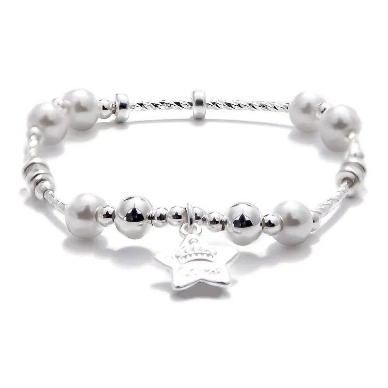 MEOBURLIY 925 Sterling Silver Bracelets Women's-1
