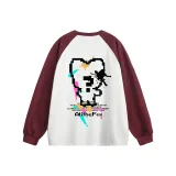 White Heather Gray & Burgundy