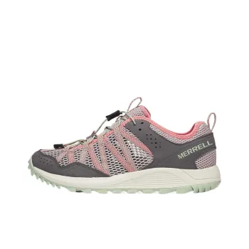 MERRELL Wildwood Aerosport Low Top Running Shoes Women's Pink Gray