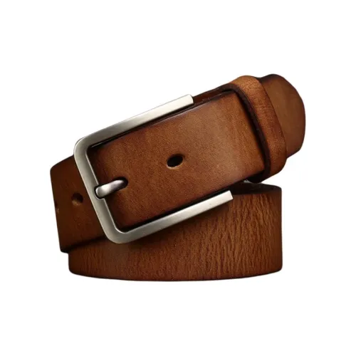 JEANSWEST Cow Leather Belts Men's Width 3.8CM