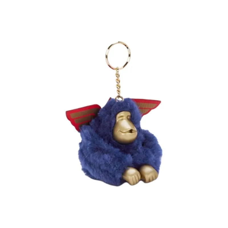 Kipling WONDER WOMAN Wonder Woman Fabric Bag Charm Bag Merch Women's Miracle Elegant Blue-1