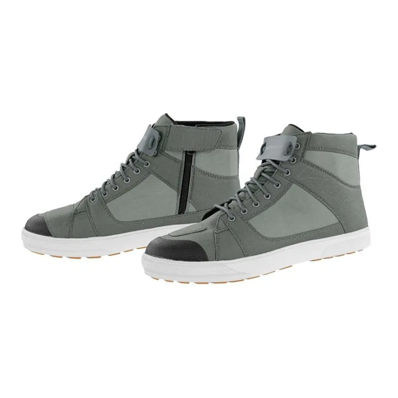 KOMINE SAFETY&INNOVATION Waterproof Motorcycle Shoes Unisex Gray-0