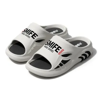 Soft Trendy Letter Print Sports Men's Slippers, Slip Resistant And Abrasion Resistant Outerwear, Premium Beach Sandals