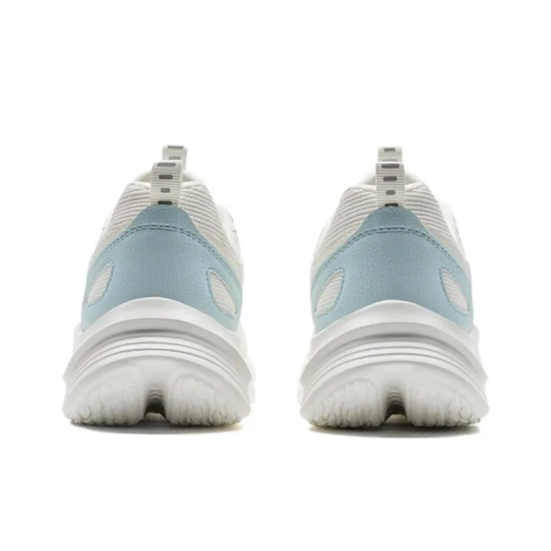 XTEP Breathable And Wear resistant Low Top Casual Running Shoes Women's White Blue-4