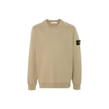 STONE ISLAND Logo Patch Crewneck Sweatshirt