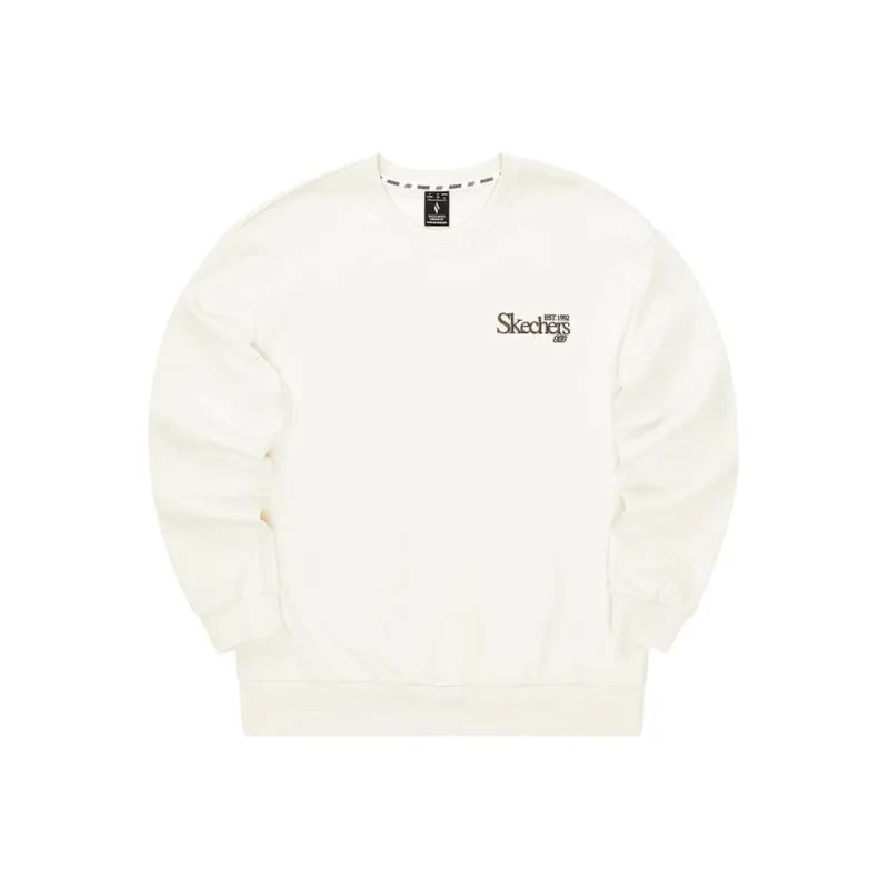Skechers Sweatshirt Unisex Pure White-0