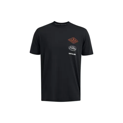 Under Armour ProjectRock T Shirt Men's Black