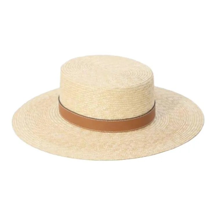 GUCCI Logo plaque Boater Hat-2