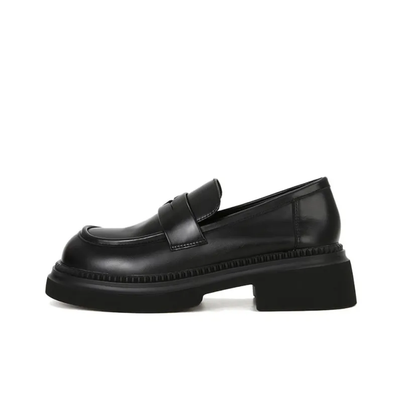 Than than me Loafers Women's Black/Coffee Brown-0