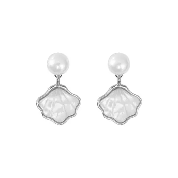 QUIET LOVE S925 Silver Stud Earrings Women's