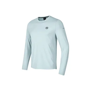 Skechers Comfortable Sports Collection GO DRI T Shirt Men's Pearl Blue