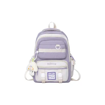 Tong Tong Rabbit Nylon Backpack Regular Women's Purple & White/Purple & Yellow/White & Orange/Black & White