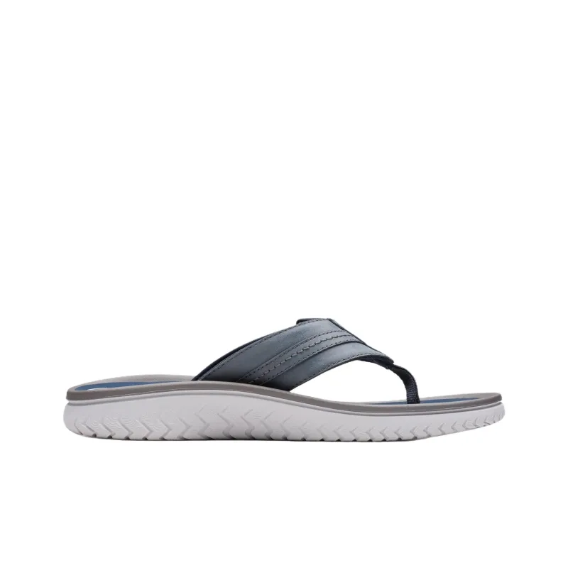Clarks EVA Abrasion Resistant Flip Flops Men's Marine Blue-1