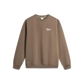 LiNing x MISTER CARTOON Sweatshirt Men's Brown