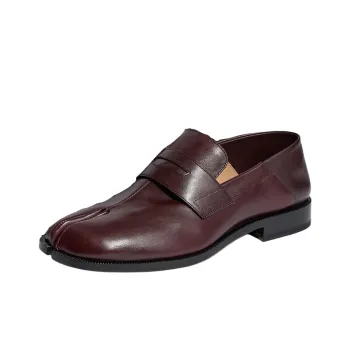 Maison Margiela Tabi Casual Shoes Men's Burgundy