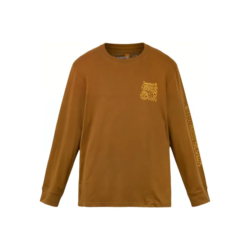 Timberland T Shirt Unisex Dark Wheat-0