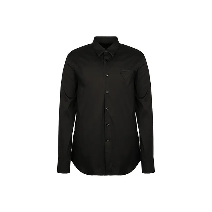 PRADA Shirts Men Black-0